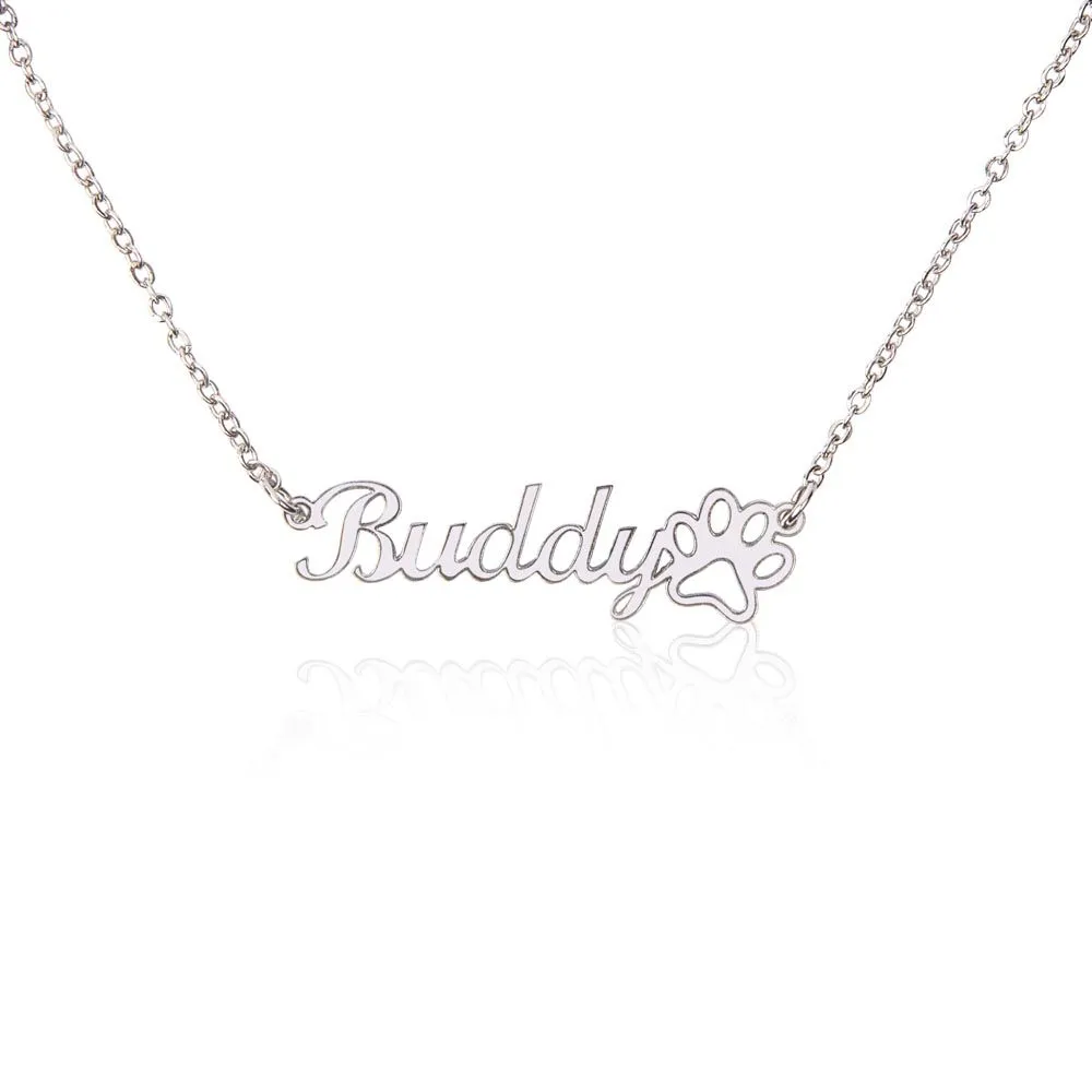 Pawsome Personalized Necklace