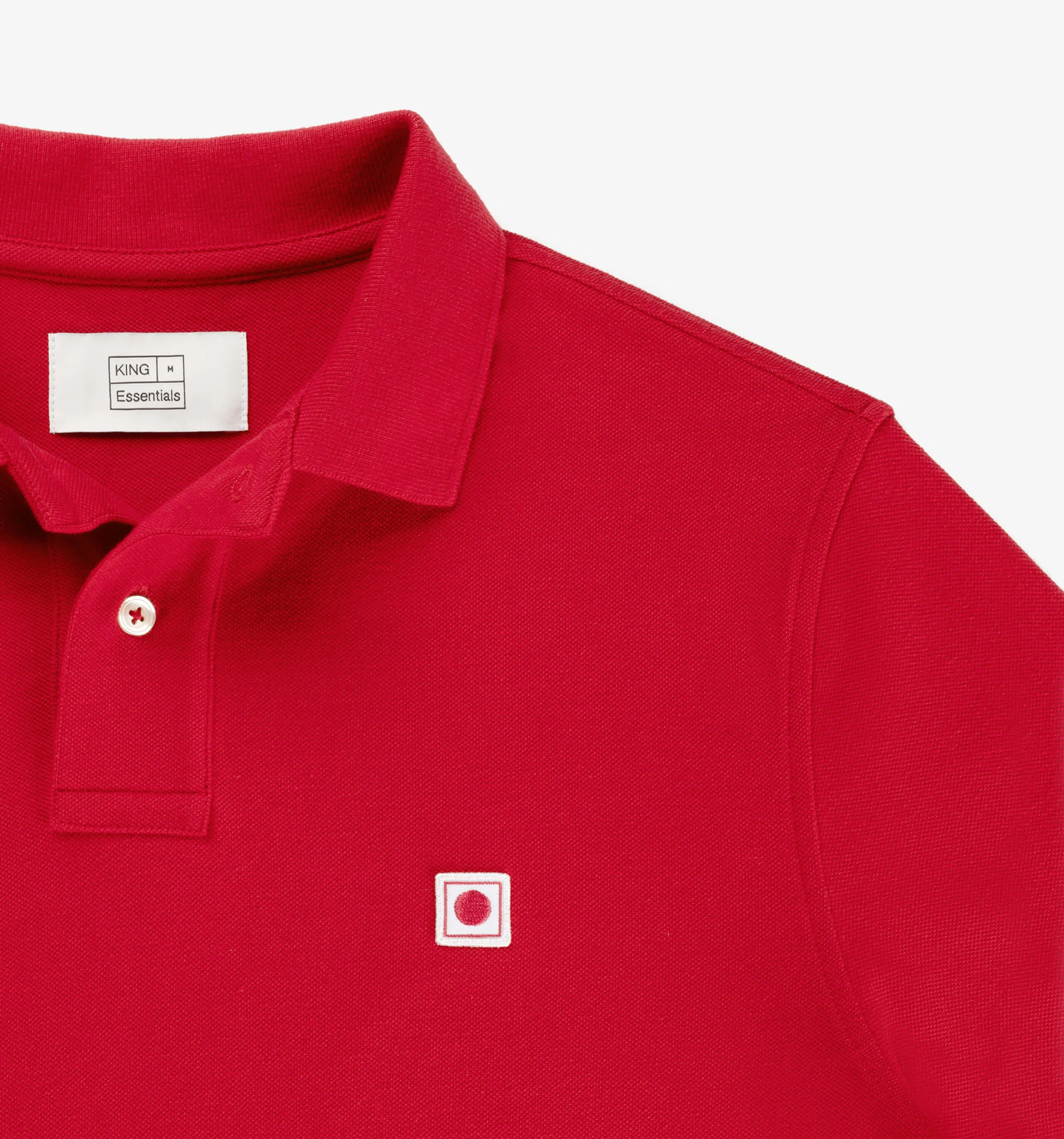 Pique Polo Red