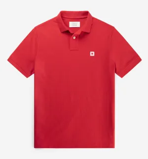 Pique Polo Red