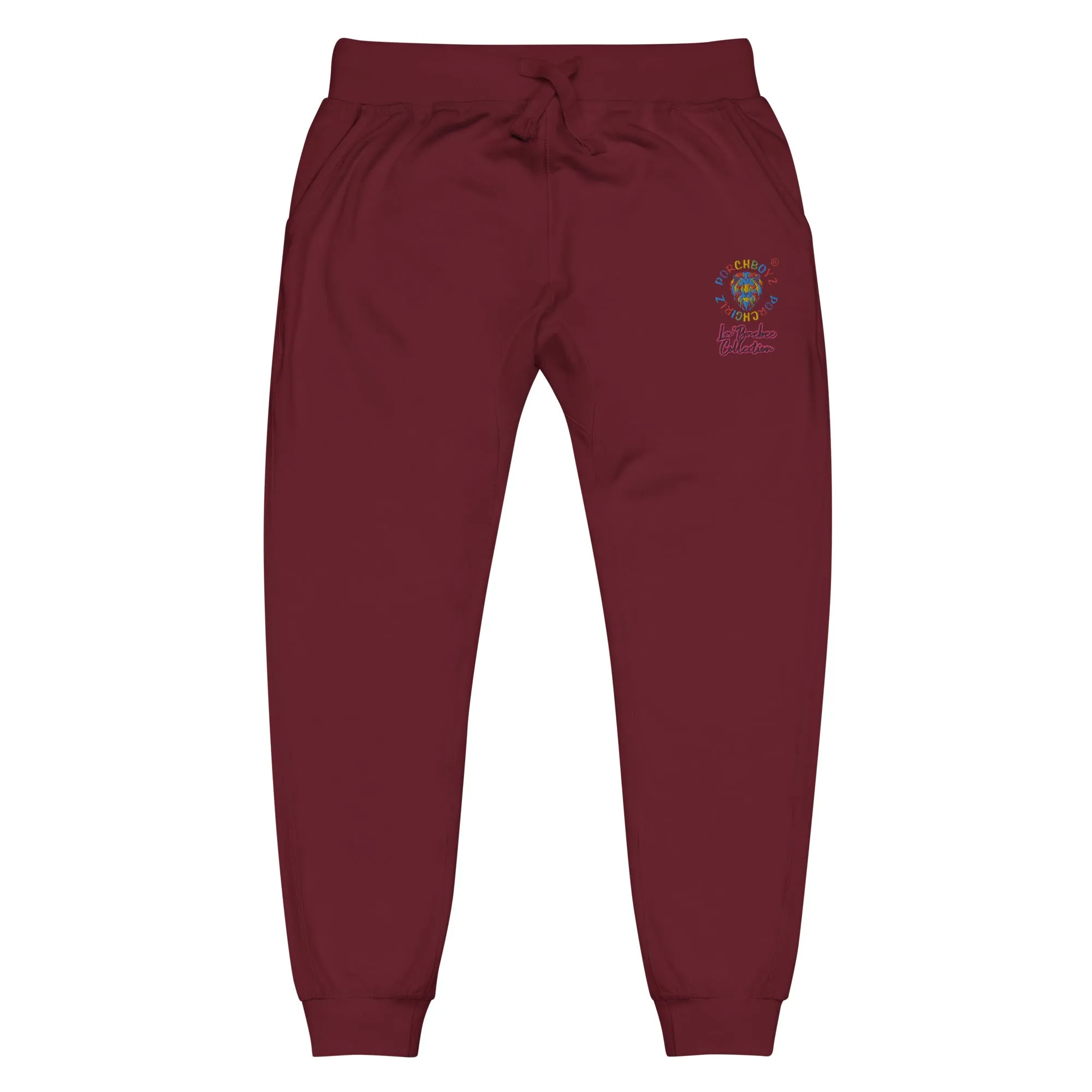 Porchgirlz "La'Baebee" Collection Embroidered Unisex fleece sweatpants