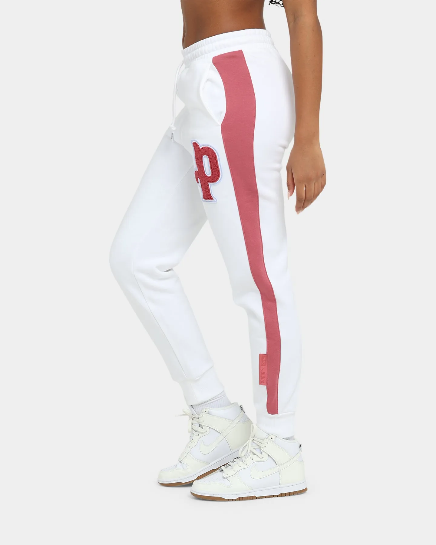 PUMA Women's Team Sweat Pants Puma White