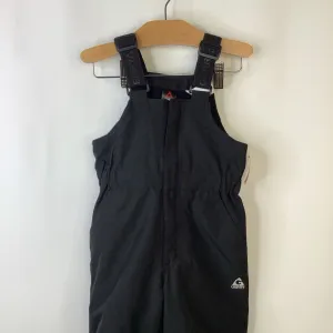 Size 3: Gerry Black Fleece Lined Snow Bib