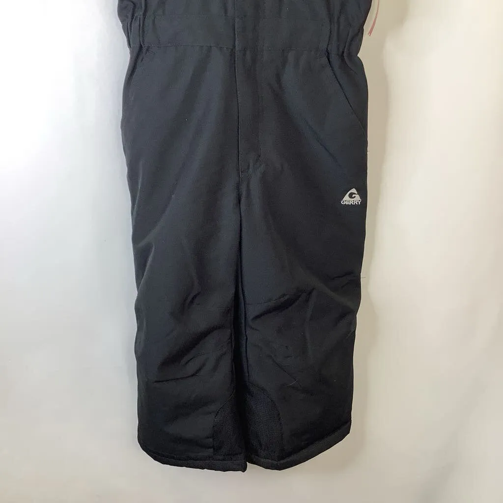 Size 3: Gerry Black Fleece Lined Snow Bib