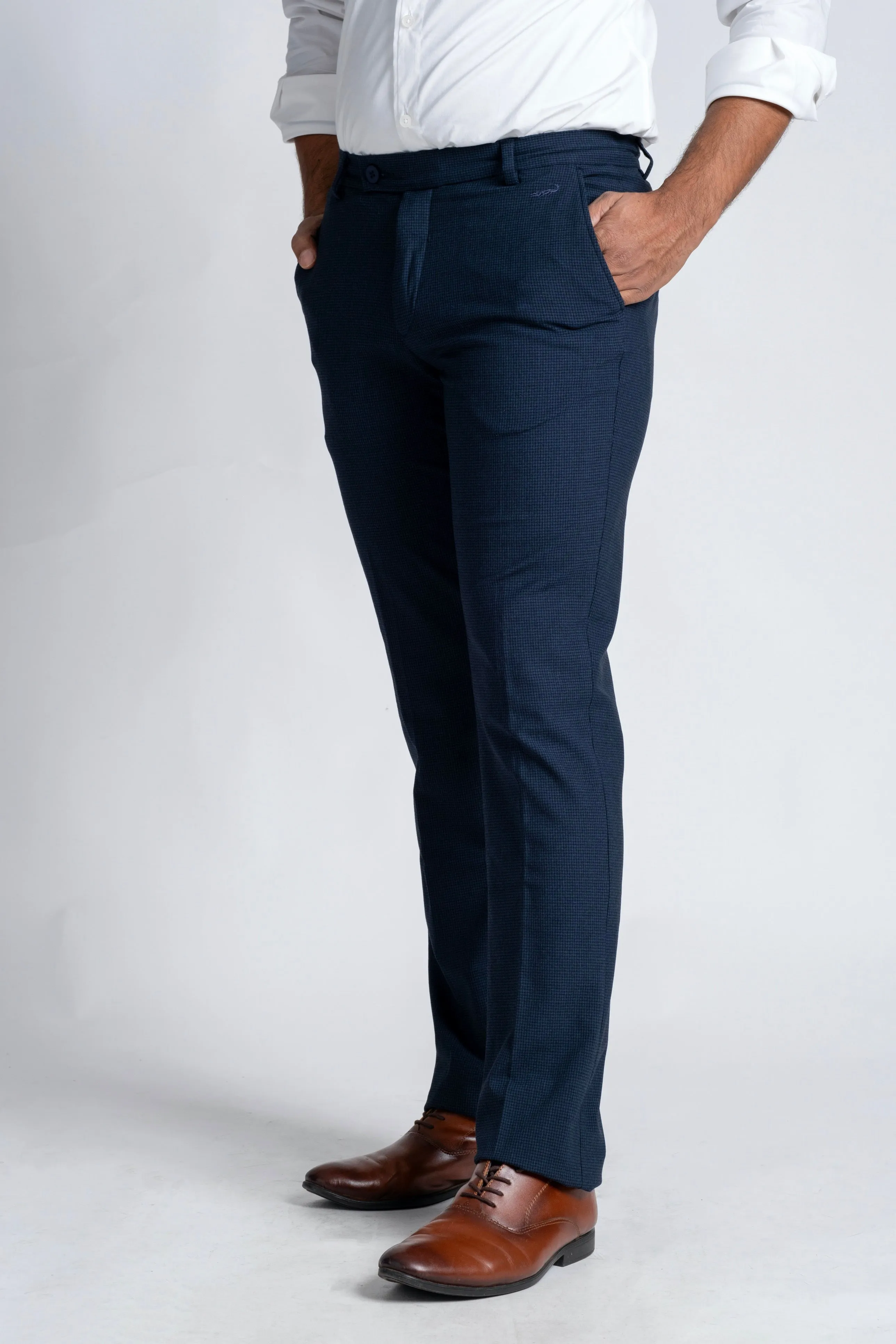 Slim Fit -Formal Trouser - Astral Aura