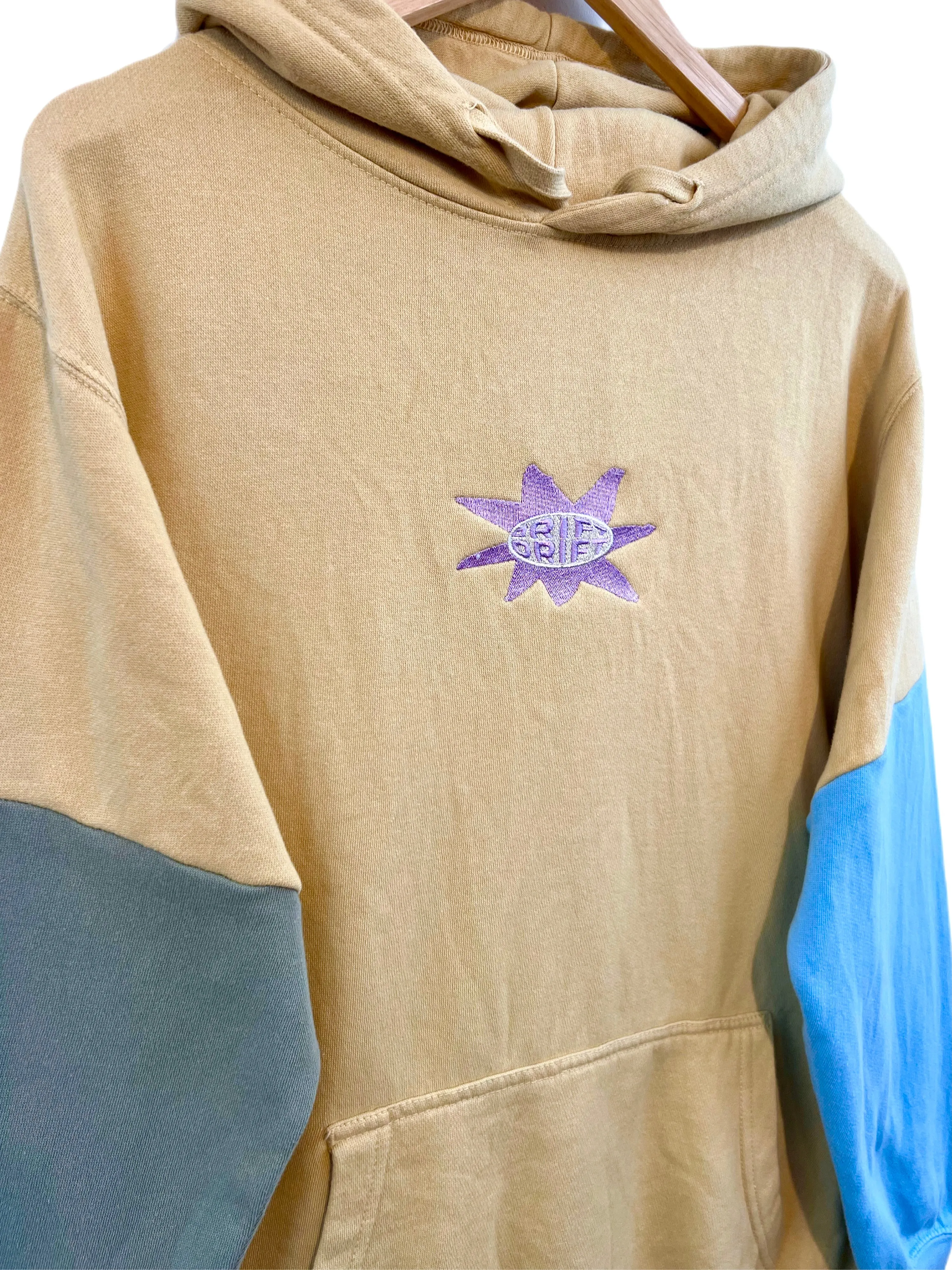 SOMETHING COSMIC TRI COLORBLOCK HOODIE