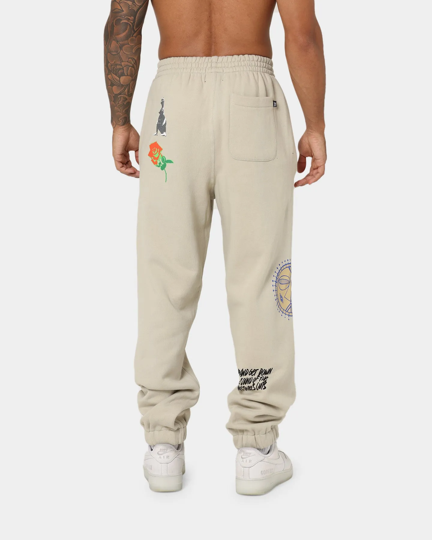 Stussy Funky Tribe Track Pants Cement