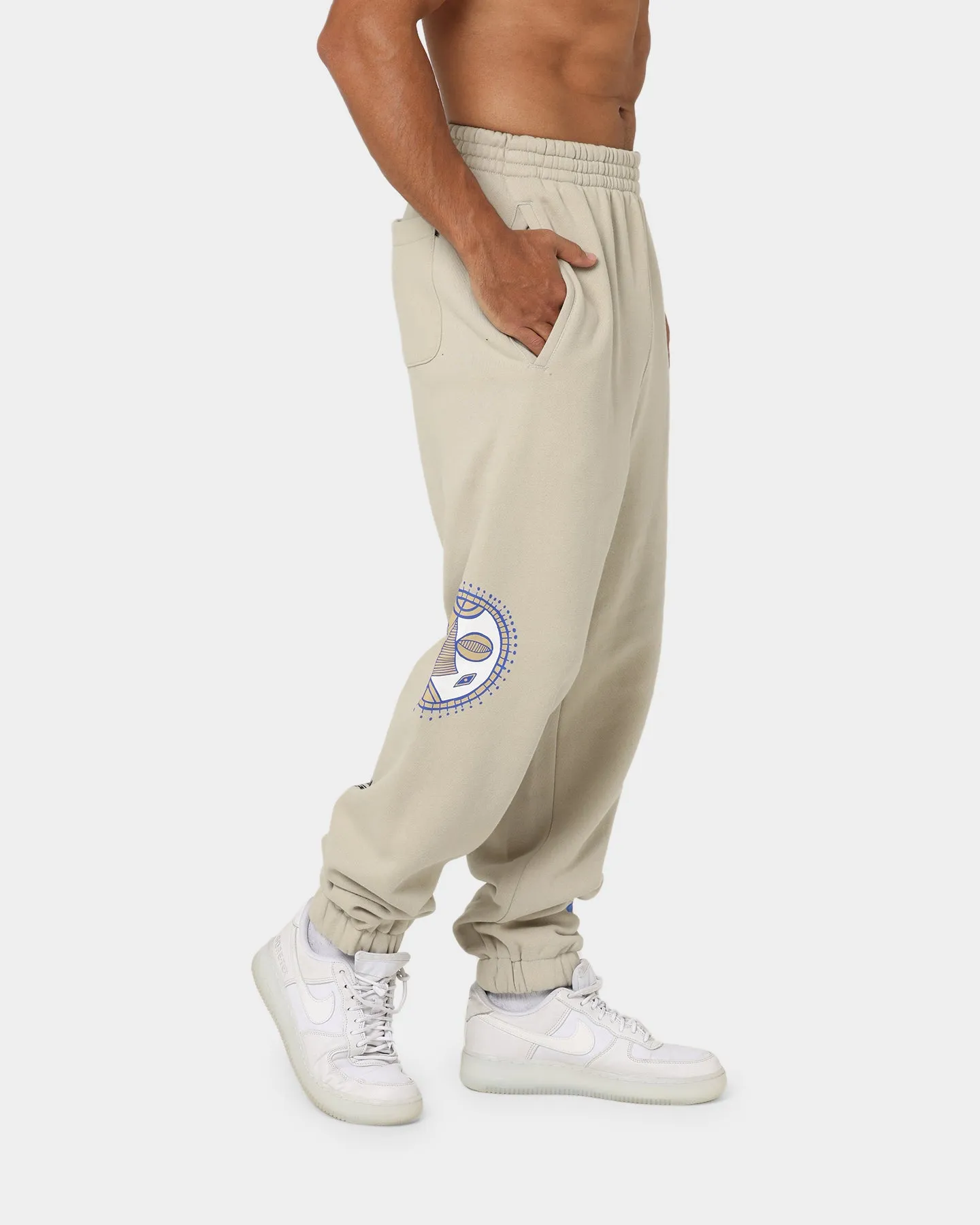 Stussy Funky Tribe Track Pants Cement