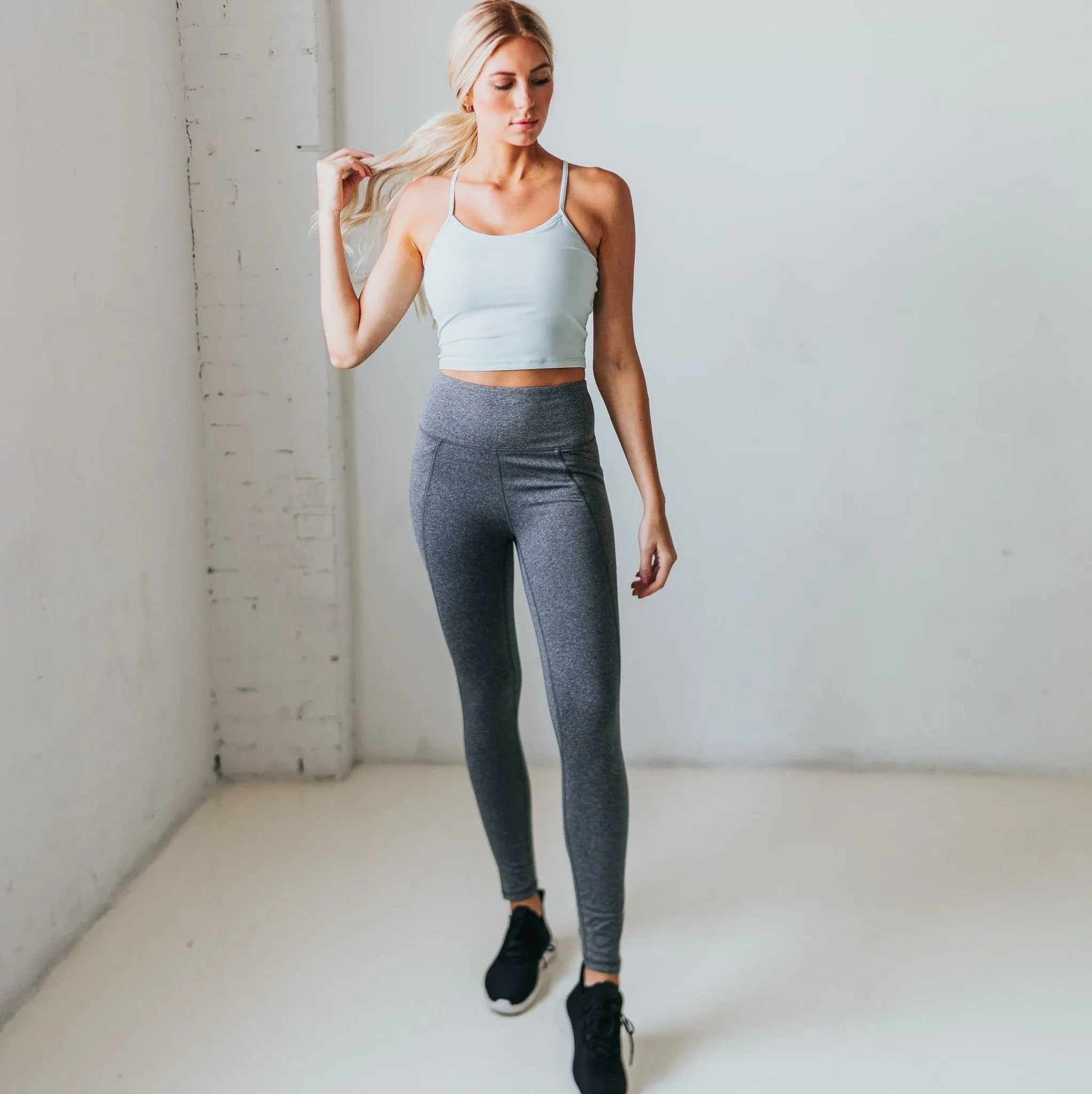 Thermal Warm Leggings - Gray