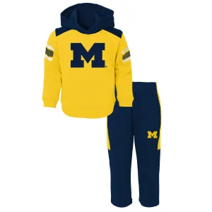 Wolverines Infant Hooded Fleece Lined Set