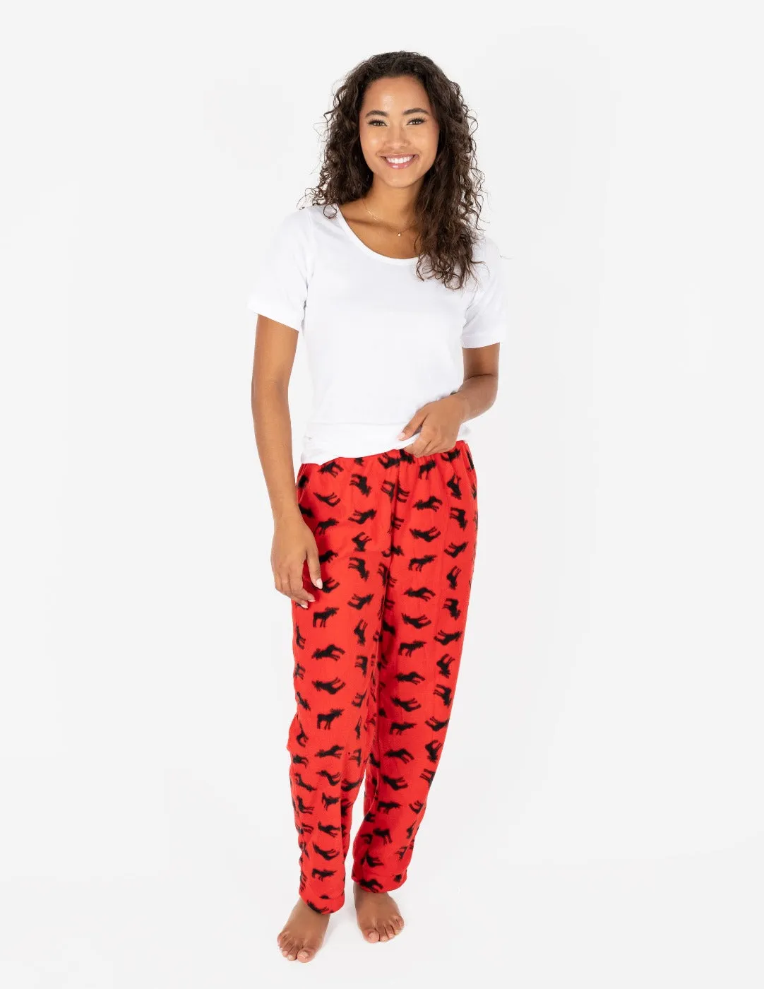 Women's Christmas Fleece Pants